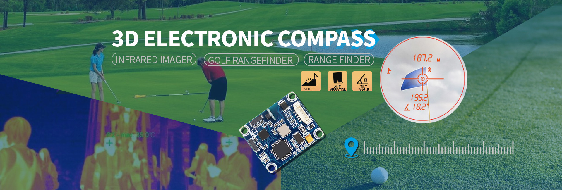 品質 傾きセンサーのクリノメーター 工場