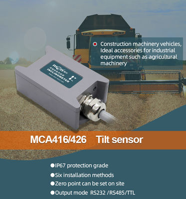 MCA416L 高信頼性 MODBUS 出力付き単軸傾斜センサー